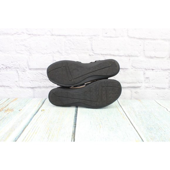 Earth Origins Belle Brielle Black Leather Slingback Comfort Sandals Size 7.5 M - Picture 9 of 9